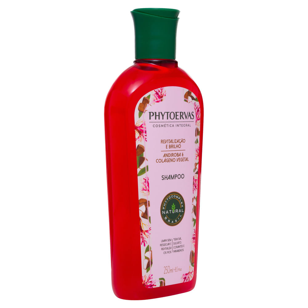 Phytoervas Shampoo Revitalization and Glow Andiroba and Vegetable Collagen  250ml
