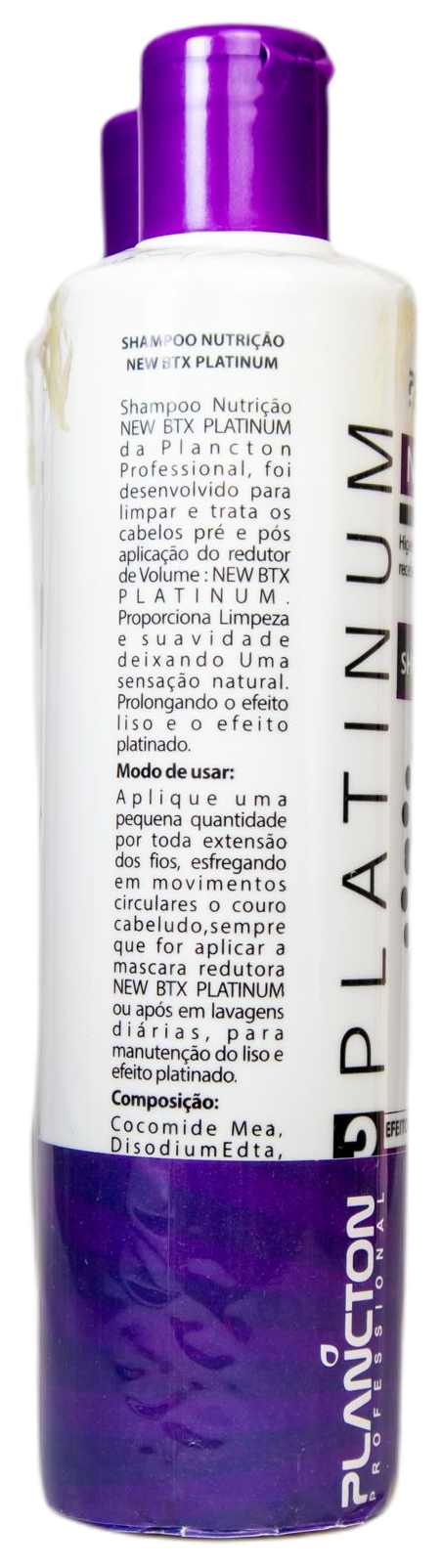 Plancton Professional Brazilian Keratin Treatment Formol Free Volume Reduction Deep Hair Mask  Platinum Blond 2x250ml - Plancton Professional
