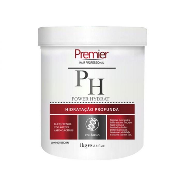 Premier Hair Hair Mask Power Hydrat Collagen Hair Deep Moisturizing Treatment Mask 1Kg - Premier Hair