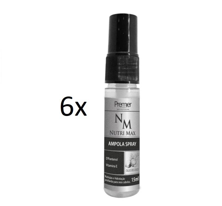 Premier Hair Home Care Nutri Max D-Panthenol Vitamin E Spray Treatment Ampoules 15ml - Premier Hair