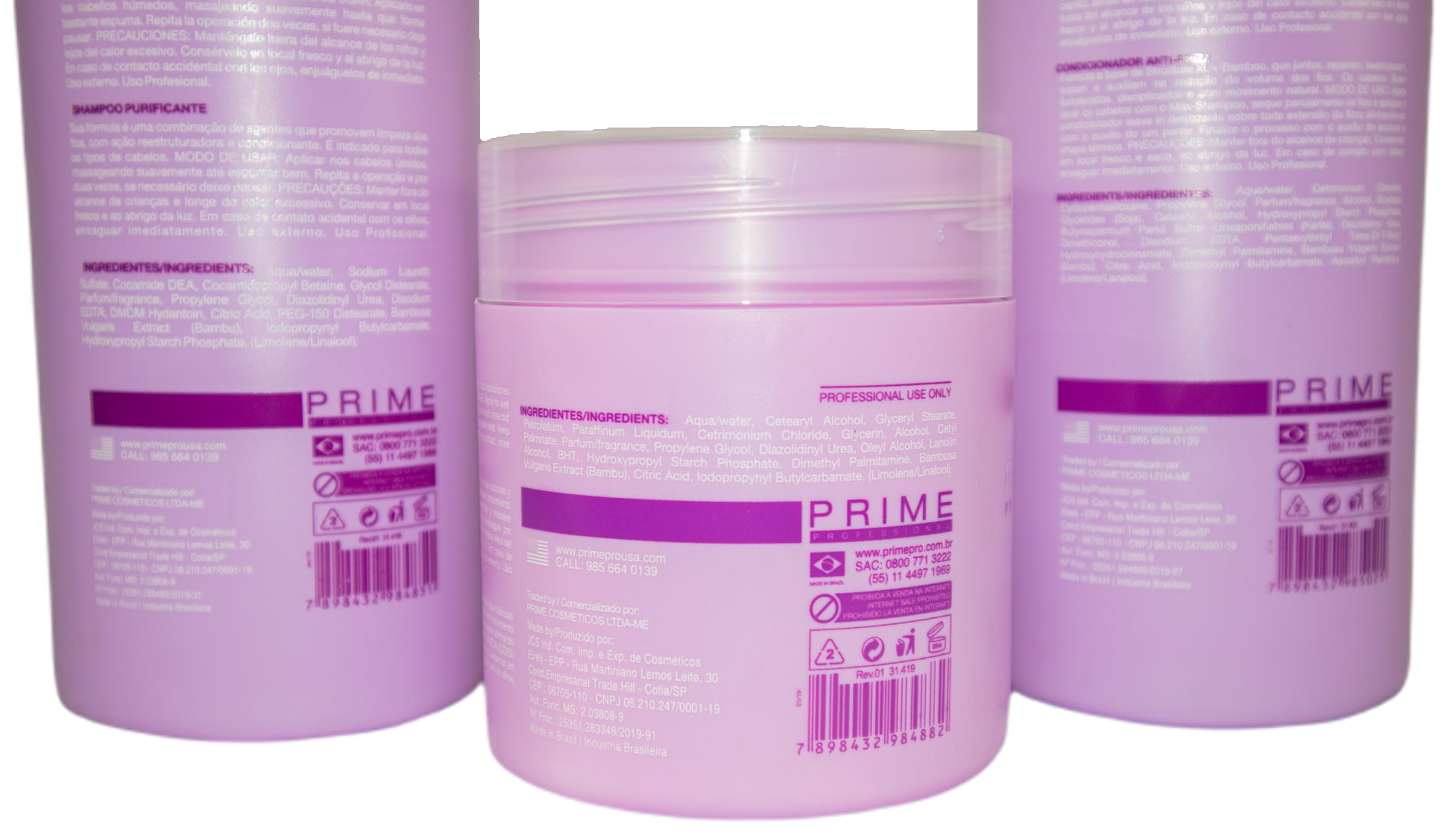 Prime Pro Extreme Brazilian Keratin Treatment Maximus Control Hair Treatment Kit 4 Products - Prime Pro