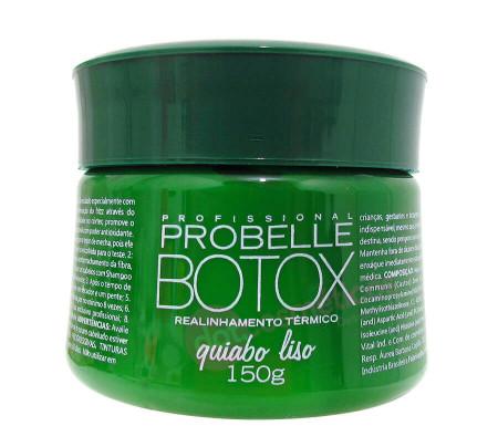 Natural Professional Bt-ox Okra Smooth Thermal Realineamiento Capilar 150g - Probelle