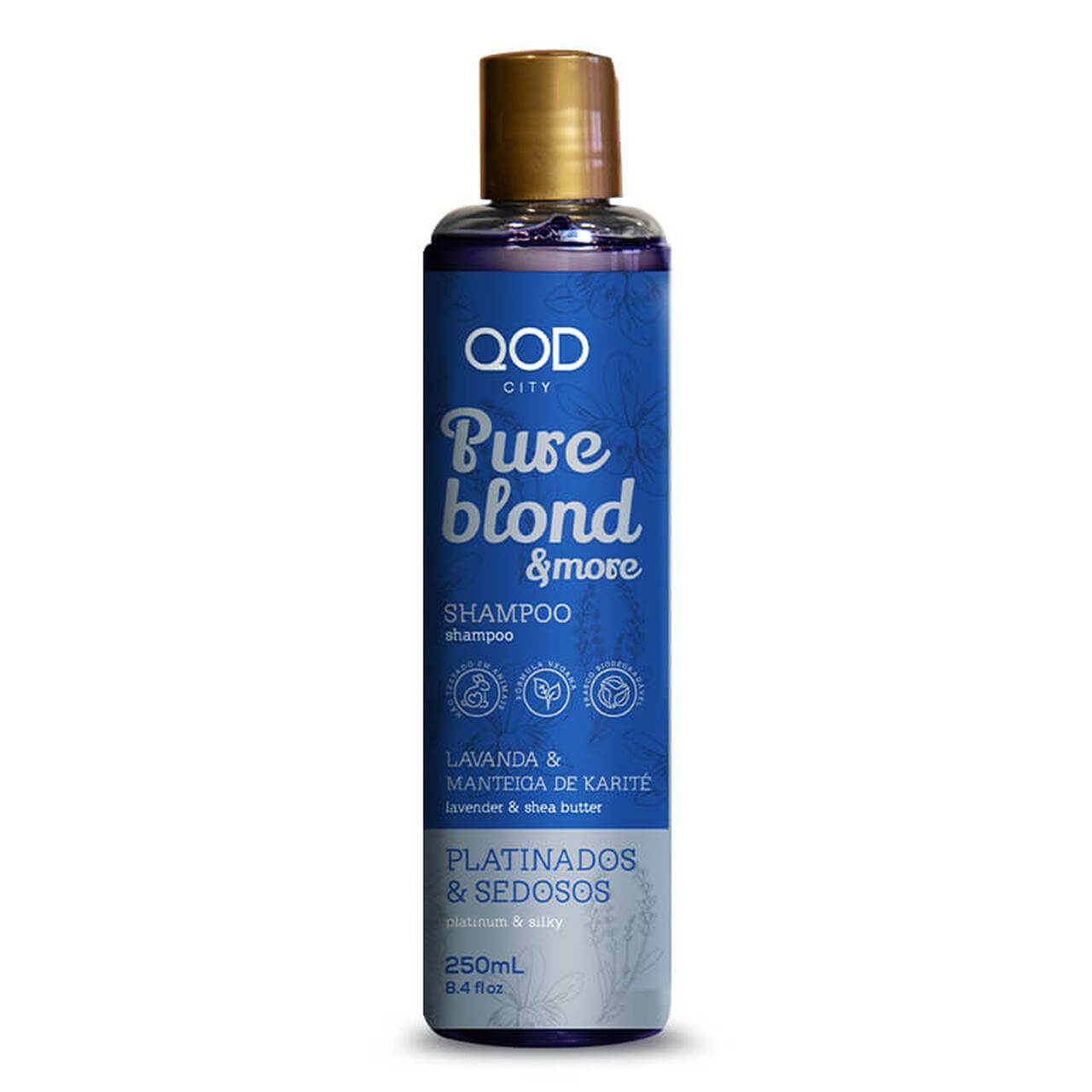 QOD Hair Care Pure Blond & More Shampoo 250ml - QOD