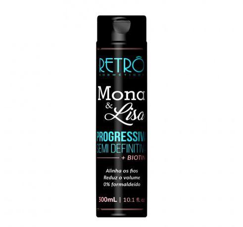 Retro Cosmetics Brazilian Keratin Treatment Brazilian Blowout Progressive Semi Definitive Mona & Lisa 300ml - Retro Cosmetics