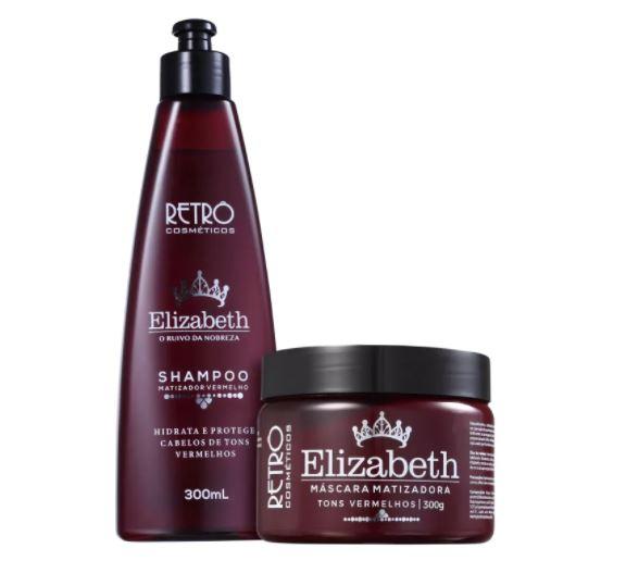 Retro Cosmetics Brazilian Keratin Treatment Elizabeth Red Fruits Extract Red Hair Tinting Treatment Kit 2x300 - Retro Cosmetics