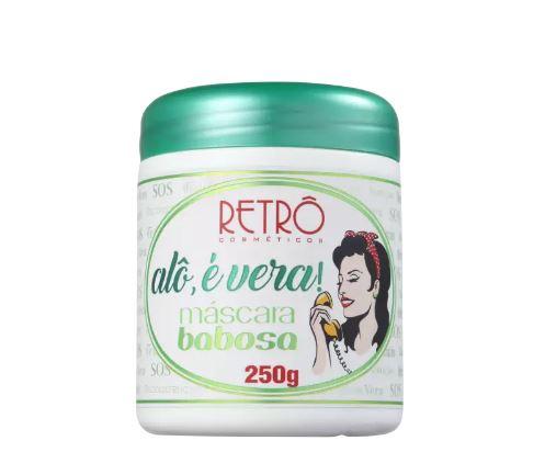 Retro Cosmetics Hair Mask Alô É Vera! Babosa Aloe Vera Dry Hair Reconstructio Mask 250g - Retro Cosmetics