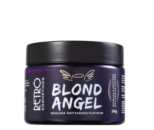 Retro Cosmetics Hair Mask Blond Angel Anti Yellow Neutralizing Tinting Moisture Mask 300g - Retro Cosmetics