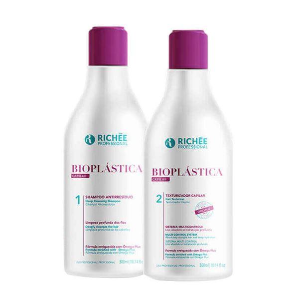 Brazilian Bioplasty Hair Cleaning Hydration Shine Treatment Kit 2x300ml - Richée