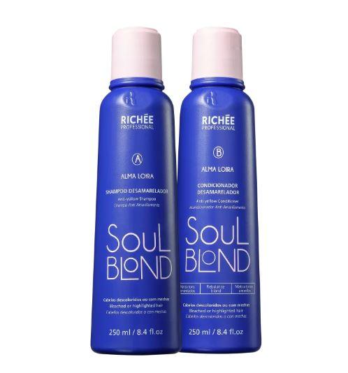 Kit de tratamiento tonificante Brazilian Original Blond Soul Hair 2x250ml - Richée