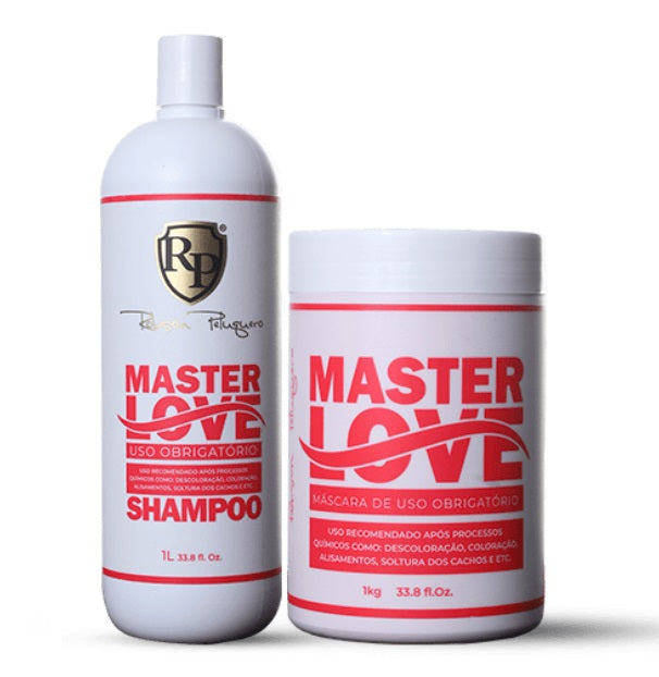Robson Peluquero Hair Treatment Robson Peluquero Master Love Shampoo and Mask Kit 2x 1 Litre / 32.8 Fl Oz **new**