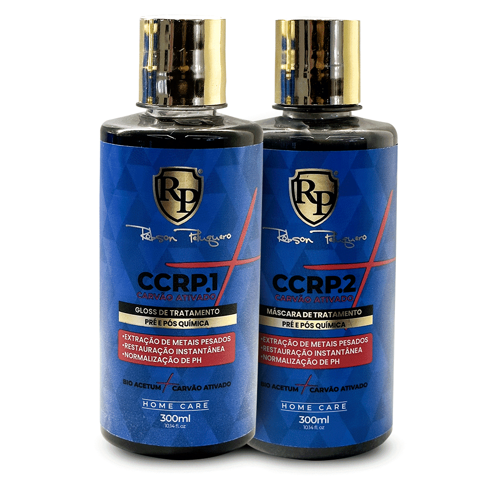 Robson Peluquero Home Care Robson Peluquero CCRP Activated Charcoal Home Care Kit 2x 300ml / 2x 10.14 fl oz
