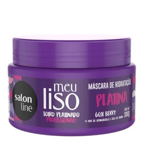 Salon Line Hair Mask Moisturizing My Smooth Platinum Blonde Vegan Hydration Mask 300g - Salon Line
