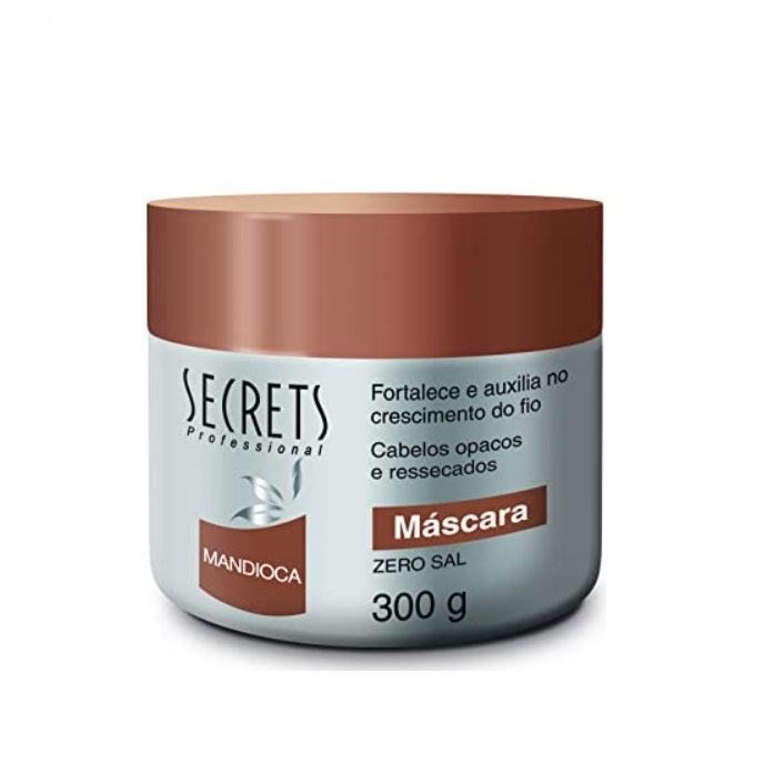 Secrets Hair Care Mandioca Cassava Dry Hair Growth Treatment Hydration Shine Mask 300g - Secrets