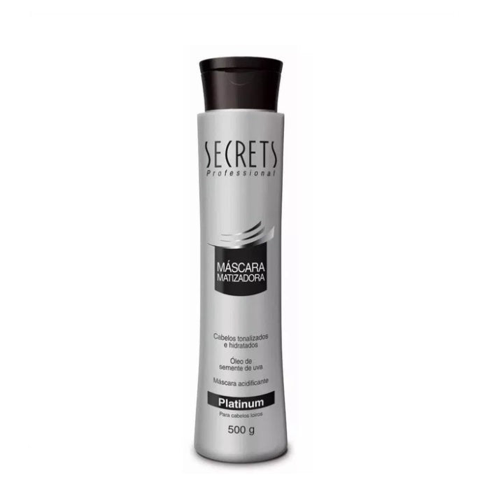 Secrets Hair Care Platinum Tinting Blond Bleached Hair Neutralizing Frape Seed Mask 500g - Secrets