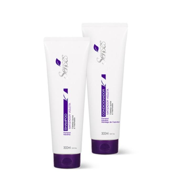Senses Color Treatment Violet Blond Hair Color Maintenance Protection Treatment Kit 2x300ml - Senses
