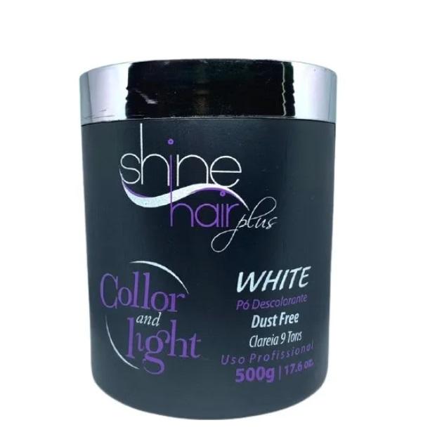 Shine Hair Brazilian Keratin Treatment Professional Shine Dust Free 9 Tones White Bleaching Powder 500g - Shine Hair
