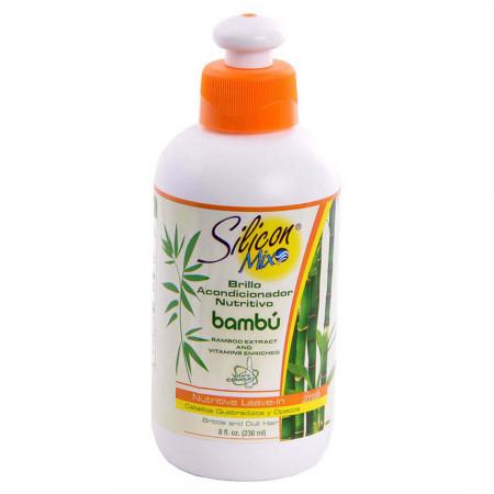 Nutritive Bamboo Extract Vitamins Leave-In Cabello quebradizo 236ml - Silicon Mix