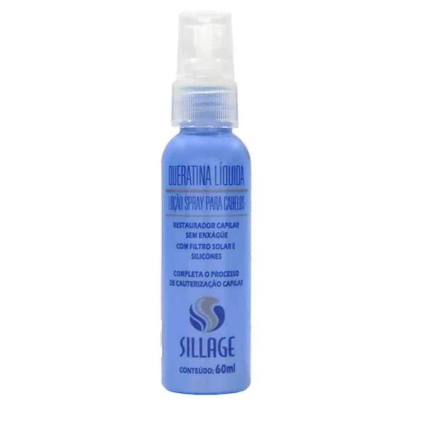 Sillage Brazilian Keratin Treatment Liquid Hydrolyzed Keratin Daily Lotion Protection Treatment Spray 60ml - Sillage