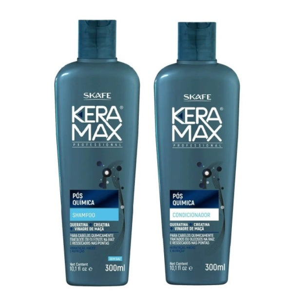 Skafe Hair Care Kits Keramax Post Chemistry Creatine Keratin Apple Vinegar Hair Kit 2x300ml - Skafe