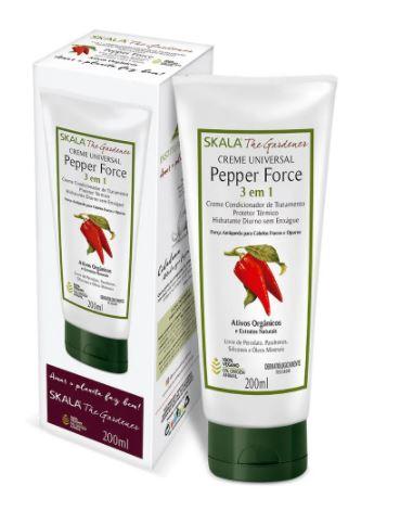 Skala Brazilian Keratin Treatment Pepper Force 3 in 1 Multifunctional Organic Vegan Treatment Cream 200ml   Skala