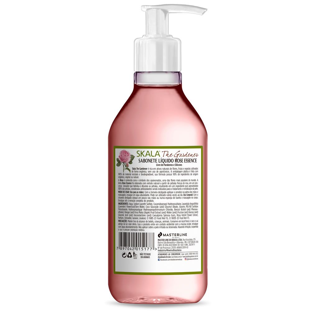 Skala New Liquid Soap Sabonete Líquido Rose Essence / Liquid Soap Rose Essence Liquid Soap Skala