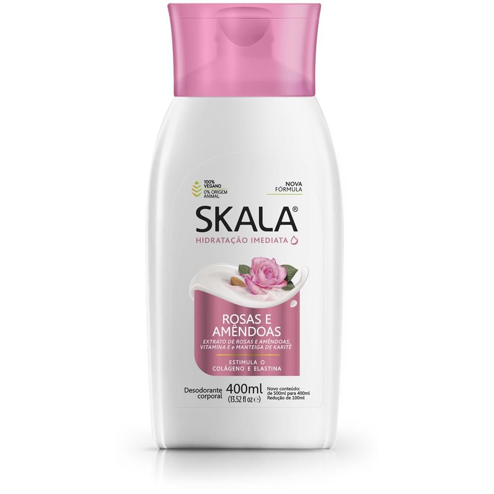 Skala New skin moisturizer Hidratante Skala Rosas E Amêndoas / Roses And Almonds Skin Moisturizer Skala
