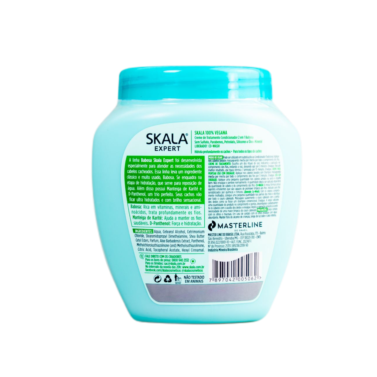 Skala Treatment Cream Creme De Tratamento 2 Em 1 Babosa / 2 Treatment Cream Aloe 1 Treatment Cream - Skala