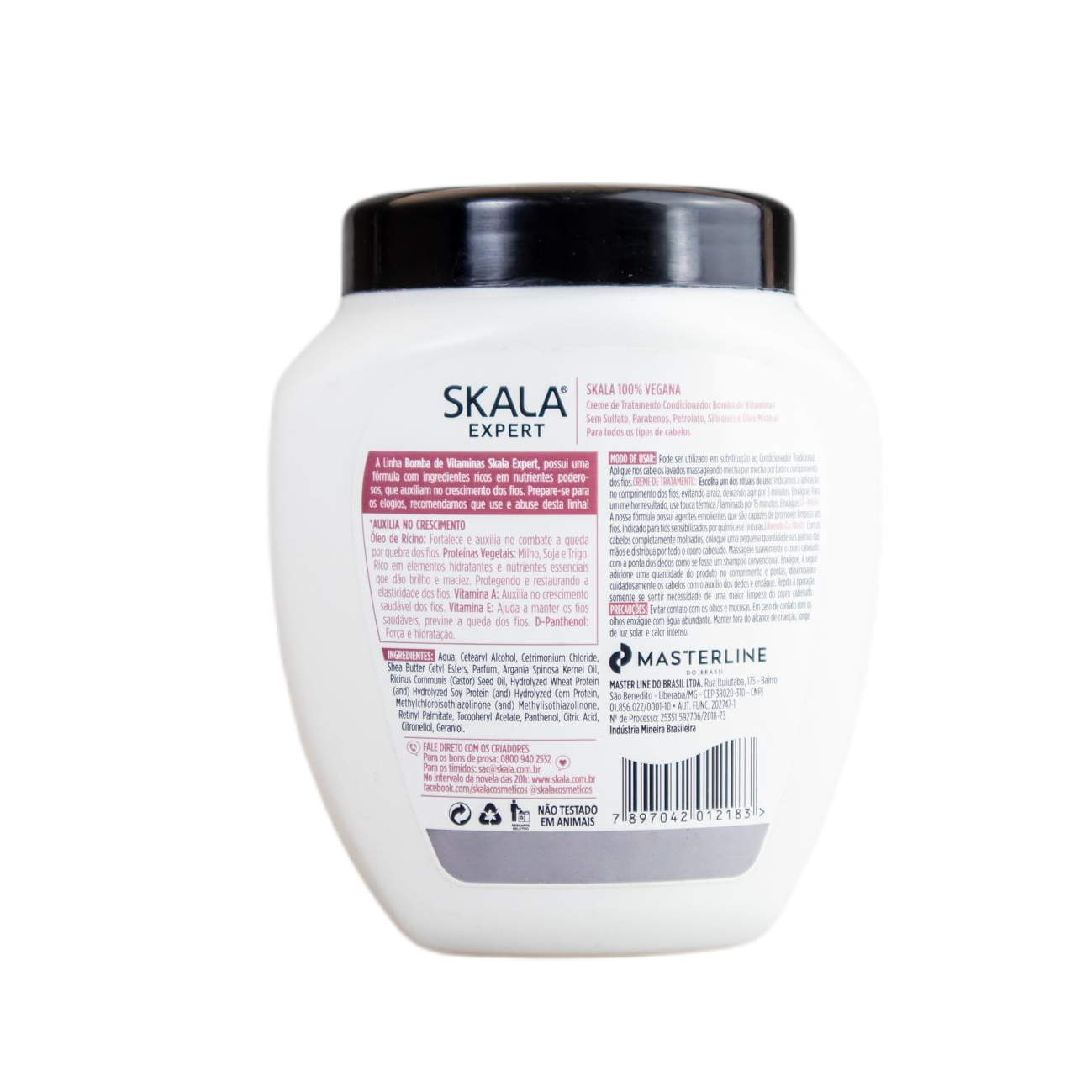 Skala Treatment Cream Creme De Tratamento Bomba De Vitaminas / Cream Pump Vitamins Treatment Treatment Cream - Skala