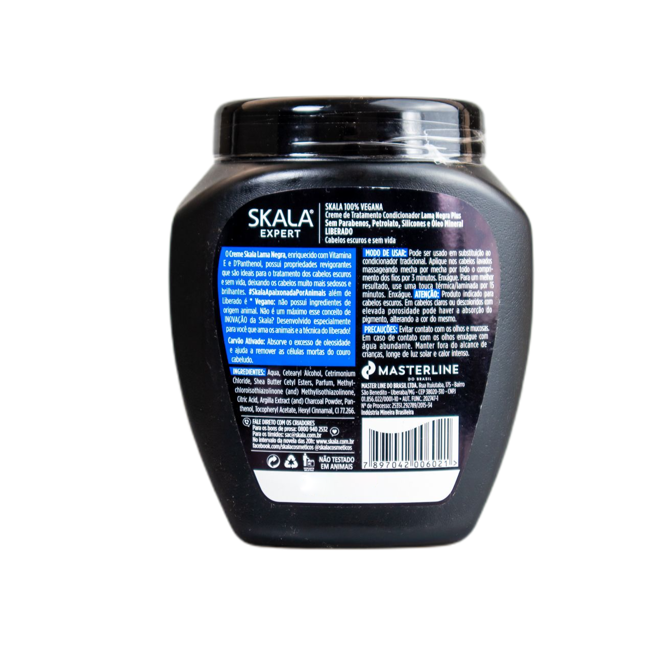 Skala Treatment Cream Creme De Tratamento Lama Negra / Cream Black Mud Treatment Hair Treatment Cream - Skala