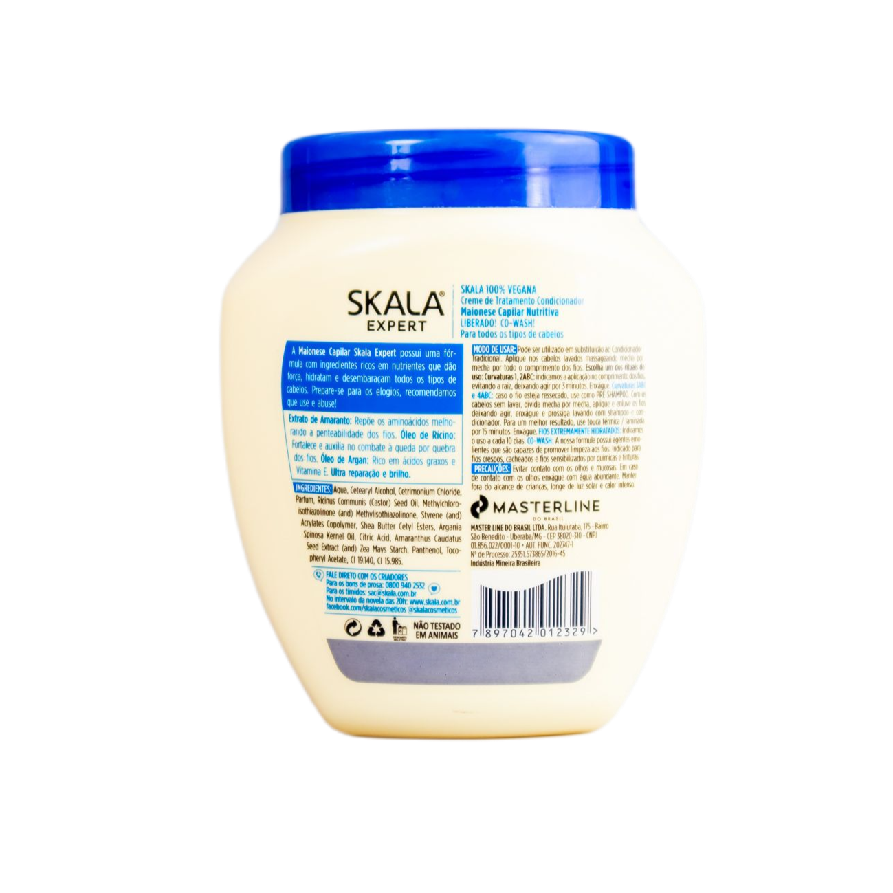 Skala Treatment Cream Creme De Tratamento Maionese Capilar Nutritiva / Nutritive Cream Treatment Capillary Mayonnaise Treatment Cream - Skala