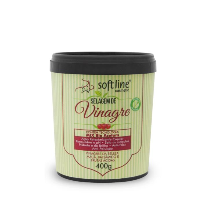 Soft Line Hair Mask Selagem Vinagre Vinegar Sealing Mix Bio Acetum Vegan Mask 1Kg - Soft Line
