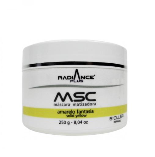 Soller Hair Mask Radiance Plus Fantasy Solid Yellow Tint Color Intensifying Cream 250g - Soller