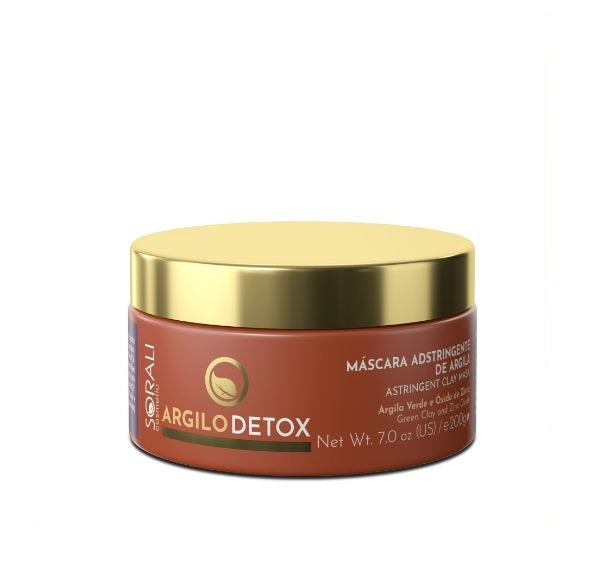 Sorali Hair Detox Sorali Argilo Detox - Mask - Adstringent Clay Oil Absorption - 200g / 7 oz