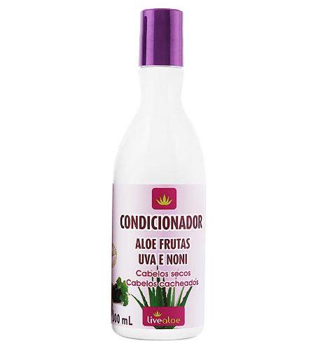 The Keratin Store Aloe Fruits Grape Noni Cupuaçu Dry Curly Hair Conditioner 300ml - Livealoe