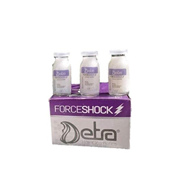 The Keratin Store Detra Force Shock Restore Protein Replacement Treatment Ampoules 9x17ml - Detra Hair