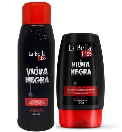 Professional Black Widow Cob Effect Hair Treatment Kit 2 Prod. - La Bella Liss