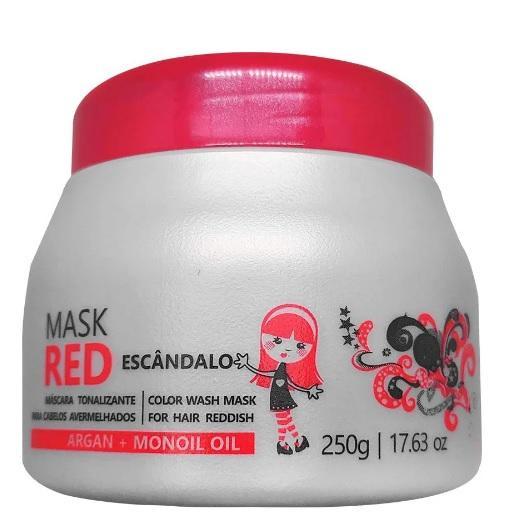 Mascarilla Tratamiento Hidratante Tinte Rojo Profesional 250g - Maria Escandalosa
