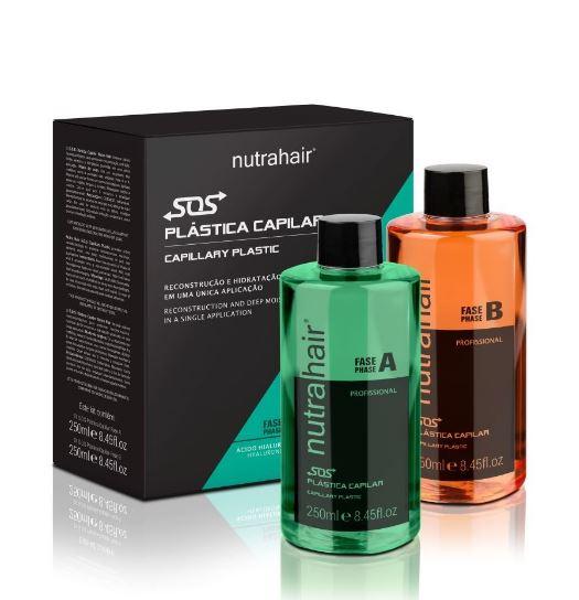 Single Application Hydration Reconstruction SOS Hair Plastic 2x250ml - NutraHair