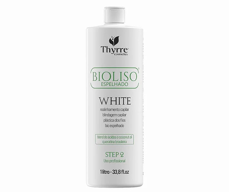 Thyrre Cosmetics Brazilian Keratin Treatment Thyrre Cosmetics Bioliso White 1L / 33.8 fl oz