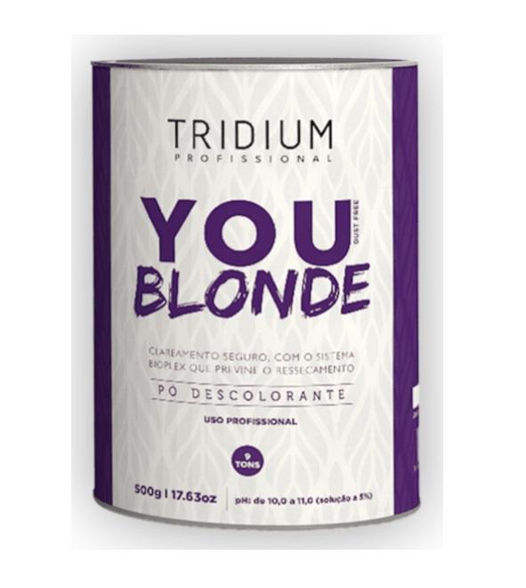 Tridium Brazilian Keratin Treatment You Blond Dust Free Bleaching Powder Discoloration Treatment 500g - Tridium