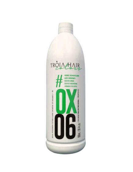 Troia Hair Brazilian Keratin Treatment Moisturizer Oxidizing Emulsion Argan Macadamia OX 6 Vol. 9% 900ml - Troia Hair