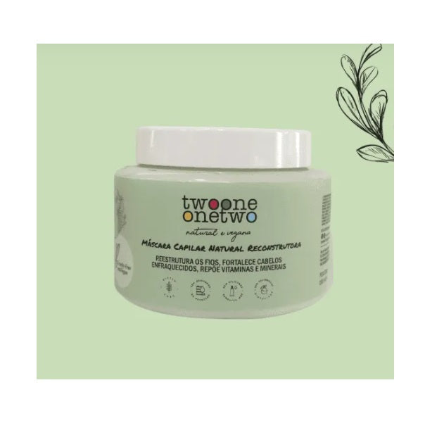 Twoone Onetwo Hair Care Detox Balance Reconstruction Vegan Licorice Chicory Mask 200g - Twoone Onetwo