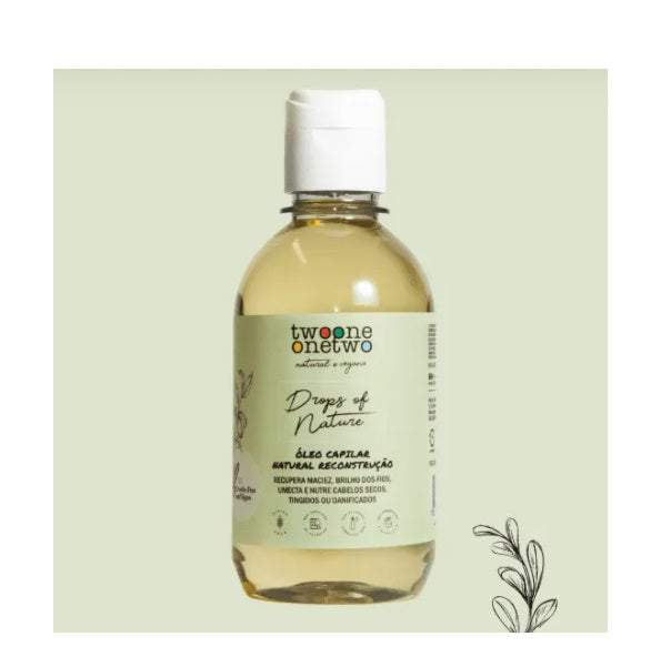 Twoone Onetwo Hair Care Drops of Nature Rícino Castor Oil Hair Reconstruction 250ml - Twoone Onetwo