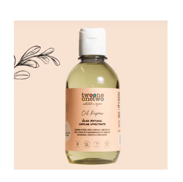 Twoone Onetwo Hair Care Oil Repair Humectant Vegan Anti Frizz Shine Hair Treatment 250ml - Twoone Onetwo