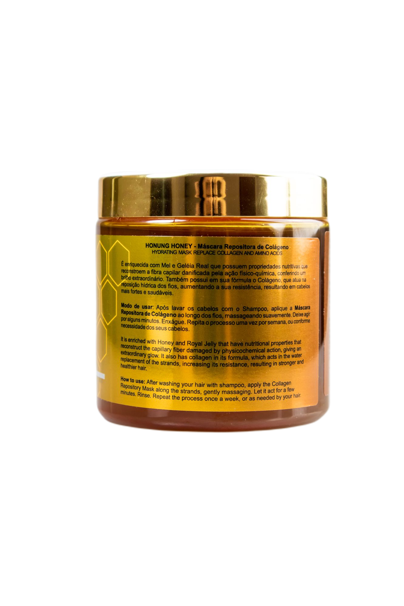 Tyrrel Hair Mask Luxury Treatment Honung Honey Royal Jelly Collagen Repository Mask 500g - Tyrrel