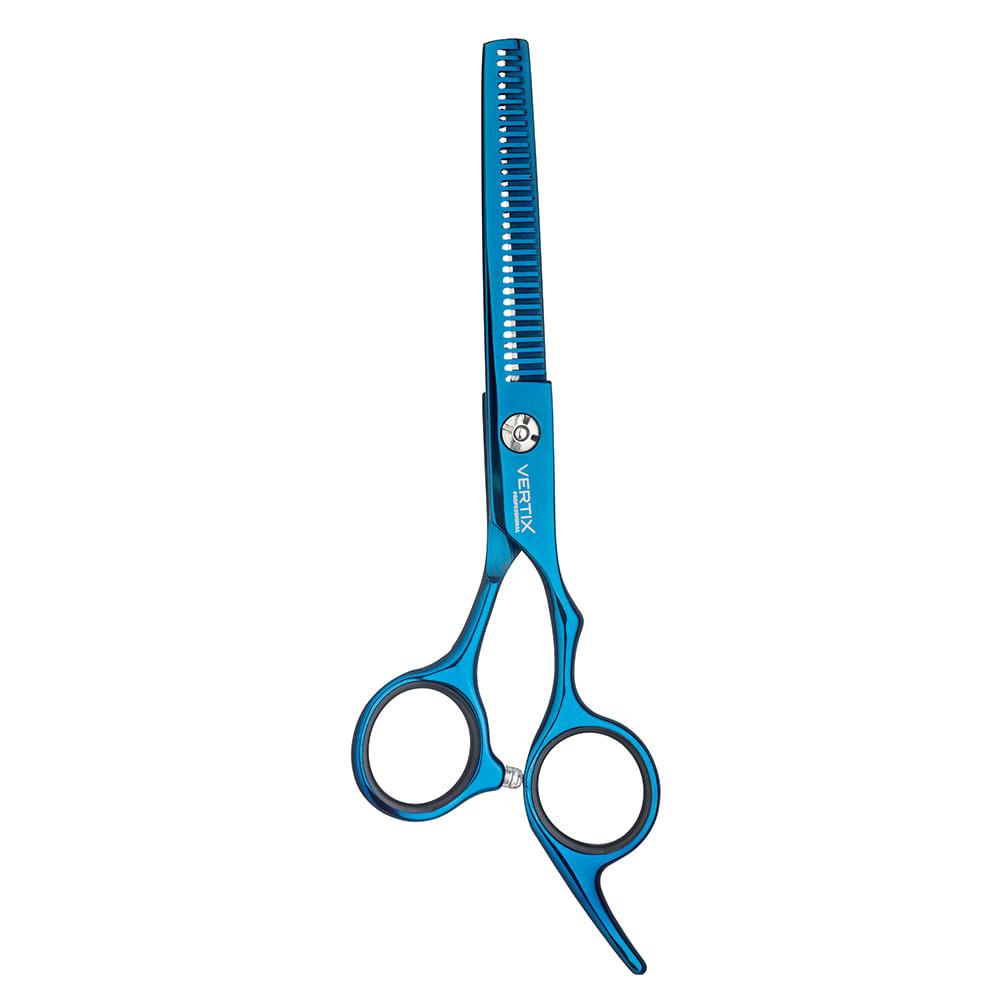 Vertix hair shear Blue Titanium Scissors Roughing 6.0 Hair Shear  - Vertix Professional