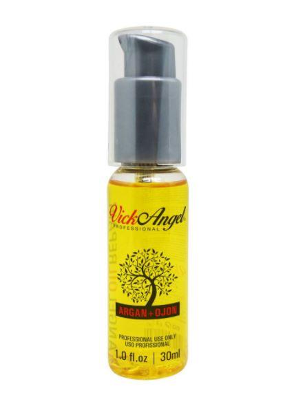 Vick Angel Brazilian Keratin Treatment Argan + Ojon Repair Oil Nourishing Protection Shine Finisher 30ml - Vick Angel