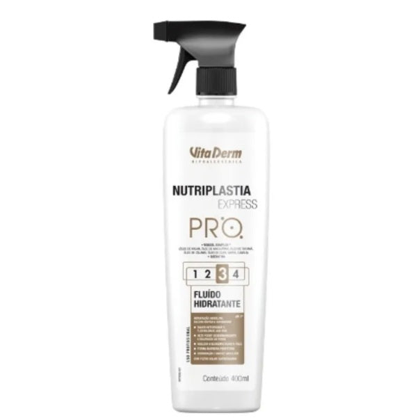 Vita Derm Hair Care Nutriplastia Express Pro Hair Nourishing Moisturizing Fluid 400ml - Vita Derm