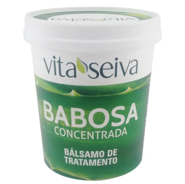 Vita Seiva Hair Care Babosa Concentrated Aloe Vera Shine Hydration Treatment Balm 500g - Vita Seiva