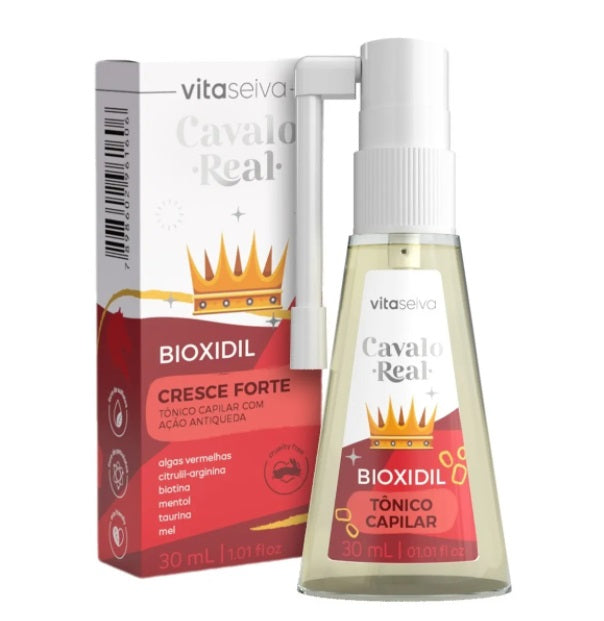 Vita Seiva Hair Care Cavalo Real Bioxidil Growth Anti Loss Treatment Oil Control Tonic 30ml - Vita Seiva